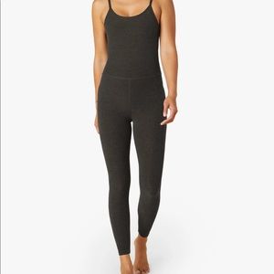 Beyond Yoga Uplevel Spacedye Unitard Jumpsuit Blk Sz S